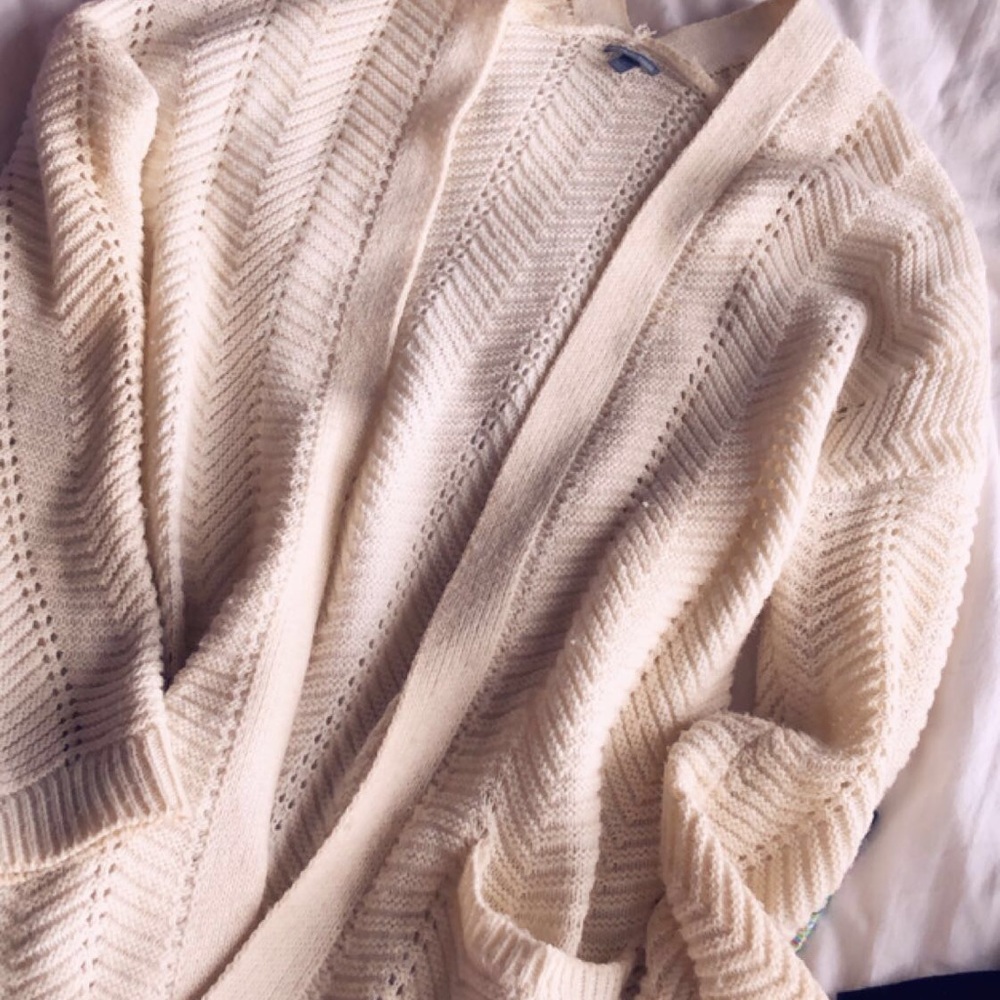 Off white cardigan